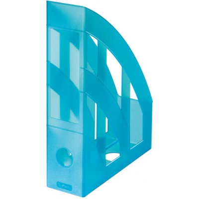 HERLITZ Stojan na časopisy - Classic tyrkysový - transparent. – Hledejceny.cz