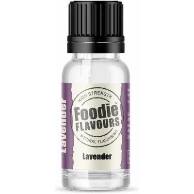 Foodie Flavours Přírodní koncentrované aroma 15 ml levandule – Zbozi.Blesk.cz