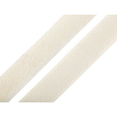 Suchý zip háček + plyš šíře 20 mm - 25m Varianta: (031) ecru, Balení: 25 m – Hledejceny.cz