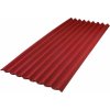 Střešní krytiny Onduline Base Intense 200 cm × 85,5 cm × 2,6 mm červená (1 ks)