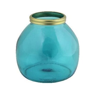 Váza MONTANA, 20cm|4,5L ,sv. modrá (balení obsahuje 1ks) (DOPRODEJ)|Vidrios San Miguel|Recycled Glass – Hledejceny.cz