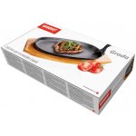 Banquet litinová na dřevěném prkénku Grada 23 x 14 cm – Zboží Dáma