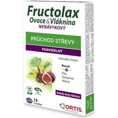 Fructolax Ovoce&Vláknina 15 tablet