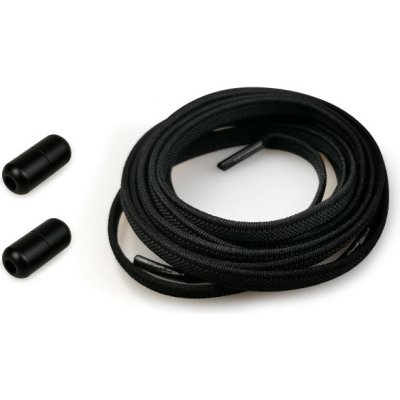 Davay AMPLE gumové tkaničky do bot 110cm Barva: Černá – Zboží Mobilmania