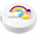 Stoklasa Krejčovský svinovací metr s 3D obrázkem 900256/01 bílý - duha, oboustranný metry/palce/inches, plastový, délka 150cm/60inch – Zboží Dáma