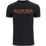 Simms tričko Logo T-Shirt Dark Gunmetal Heather – Hledejceny.cz
