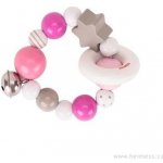 Heimess Elastický kroužek růžová s rolničkou – Hledejceny.cz