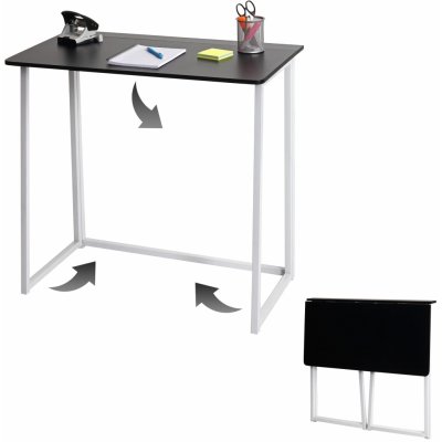 HOMCOM počítačový stůl, rohový stůl, psací stůl, kancelářský stůl, dřevotříska+kov, vintage hnědočerná, 155 x 115 x 91,5 cm – Hledejceny.cz
