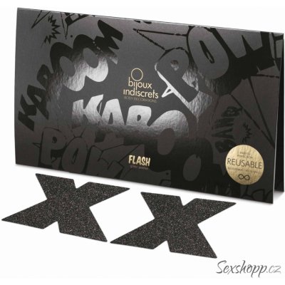 Ozdoby na prsa - Flash Cross Black – Hledejceny.cz