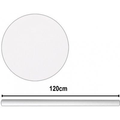 Vlizelin dekorační na stoly, ubrus - 120cm - bílá – Zboží Mobilmania