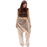 Sarong / šátek JALA / černý ornament I. – Sleviste.cz