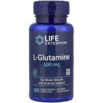 Life Extension L-glutamin 500 mg 100 rostlinných kapslí – Hledejceny.cz