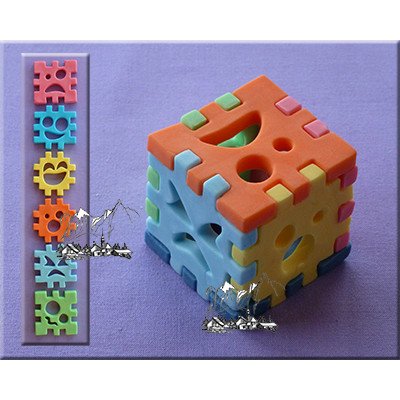 Silikonová forma na marcipán - 3D kostka – Hledejceny.cz