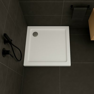 Erga Laos 90 x 90 cm ERG-V06-ACR-9090S-WH-CR – Hledejceny.cz