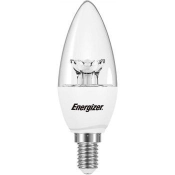 Energizer LED žárovka svíčka 5,9W Eq 40W E14 S8853 clear čirá Teplá bílá