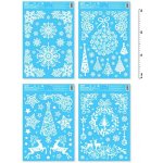 Okenní fólie MFP Paper vánoce glitr VA003 20x30cm – Hledejceny.cz