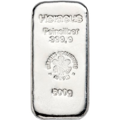 Heraeus stříbrný slitek 500 g – Zboží Dáma