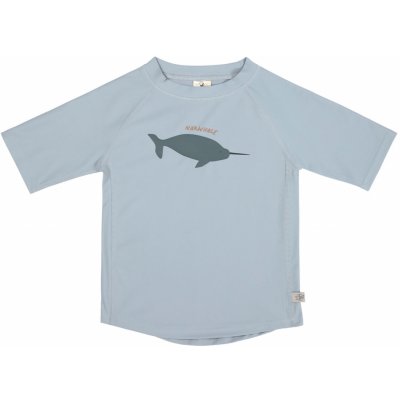 LÄSSIG Německo LÄSSIG Short Sleeve Rashguard Whale light blue – Sleviste.cz