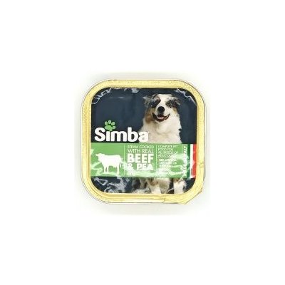 Simba Dog Hovězí s hráškem 12 x 150 g – Hledejceny.cz