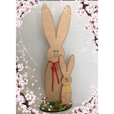 Velikonoční zajíčci 70 cm a 37 cm – Hledejceny.cz