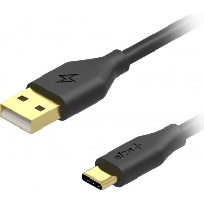 AlzaPower APW-CBCHTATC22001B 2-Pack USB-A to USB-C 2.0 1m černý – Zboží Živě