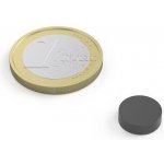 Feritový magnet kotouč Ø 10 mm, v. 3 mm, síla 200 g – Sleviste.cz