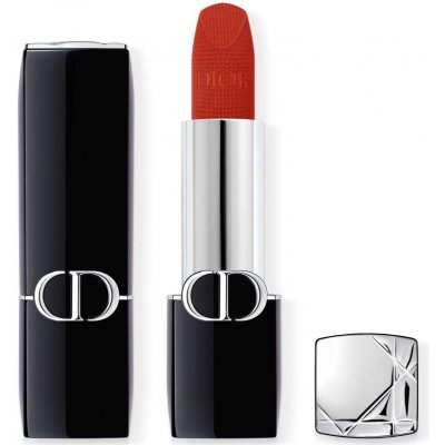 DIOR Rouge Dior dlouhotrvající rtěnka plnitelná 777 Fahrenheit Velvet 3,5 g – Zboží Mobilmania