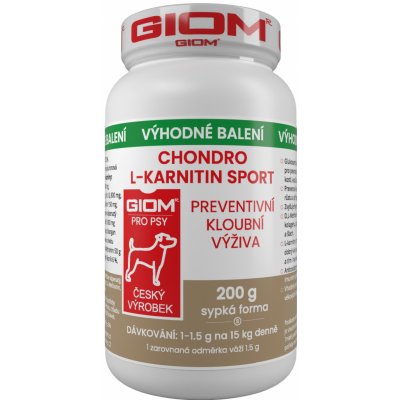 GIOM ERA chondro L-karnitin 200 g – Zboží Mobilmania