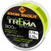 Rybářský vlasec a ocelové lanko Iron Trout Fluo line Trema special fluo green 300m 0,2mm