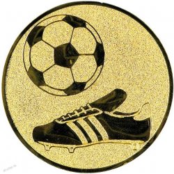 ETROFEJE emblém 25mm 06 fotbal míč+kopačka