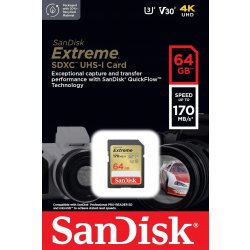 sanDisk SDXC UHS-I U3 64 GB SDSDXV2-064G-GNCIN