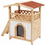 Kerbl Tyrol Alpin Domeček pro kočky světle hnědý 88 x 57 x 77 cm – Sleviste.cz