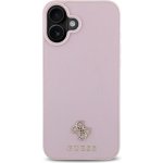 Guess PU Grained 4G Small Metal Logo MagSafe pro iPhone 16 Pink – Zboží Živě