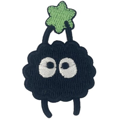 Nalepovací nášivka Soot Sprites zelený 4,5 x 3 cm – Hledejceny.cz