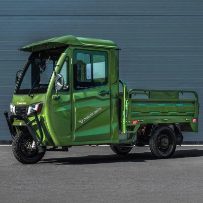Leramotors Cargo G5 2000W COC - elektrická tříkolka Tuk Tuk, zelená – Zboží Mobilmania