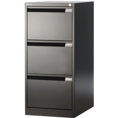 BISLEY Kartotéka A4 kovová Bisley BS3E/FLS černá – Zboží Dáma