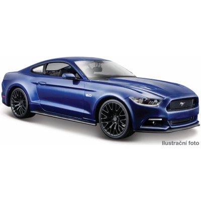 Maisto 2015 Ford Mustang GT metal modrá 1:24 – Zboží Mobilmania