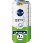 Nivea Men Sensitive sprchový gel 2x 500 ml – Hledejceny.cz