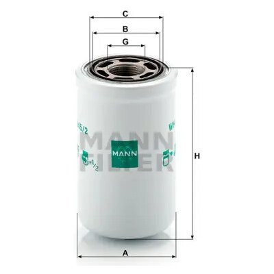 MANN FILTER Filtr hydrauliky WH 945/2 – Hledejceny.cz
