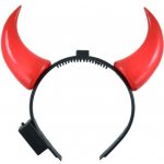 Wiky Rohy čertovské svítící blikající – Zboží Dáma