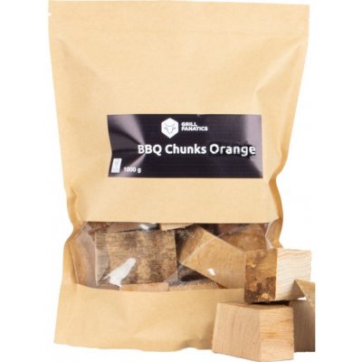 Grill Fanatics Orange dřevěné kousky 1 kg – Zboží Dáma