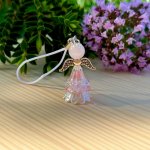 Atelier Fantazie Andílek pro štěstí s minerálem XXIb- Růženín – Zboží Živě