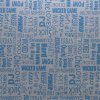Tapety GEKKOFIX 12836 Samolepící tapety text modrý rozměr 45 cm x 15 m