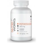 NutriWorks Potassium 300 mg 120 kapslí – Hledejceny.cz