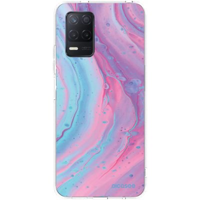 Pouzdro Picasee silikonové Realme 8 5G - Pink liquid čiré – Zboží Živě