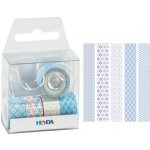 Heyda 1,2 cm x 3 m mini samolep modrá 5 ks – Zboží Mobilmania