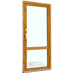 Kömmerling balkonové dveře 70 AD OS s příčkou levé winchester/bílá 80 x 220 cm oboustranná klika + FAB + hliníkový práh – Hledejceny.cz