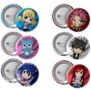 Špendlík a zavírací špendlík Set placek Chibi Fairy Tail - 50 mm