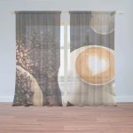 Záclony Káva: 2 ks - 150x250 cm - Sablio – Hledejceny.cz