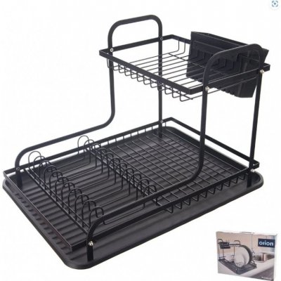 Odkapávač drát+tác UH RADKA 2 patra 42,5x32x29 cm - Orion – Sleviste.cz